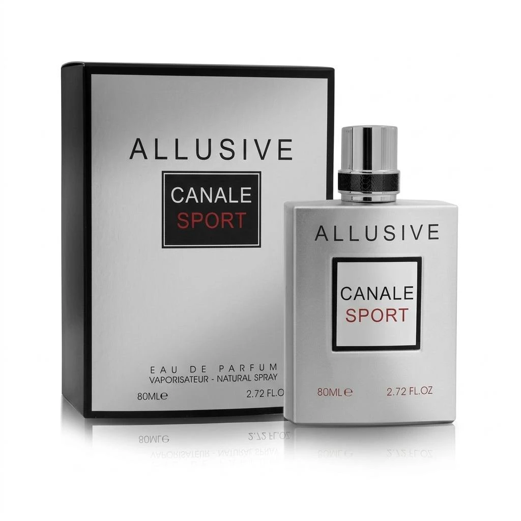 Парфюмерная вода Fragrance World Allusive Canale Sport, мужская, 80 мл