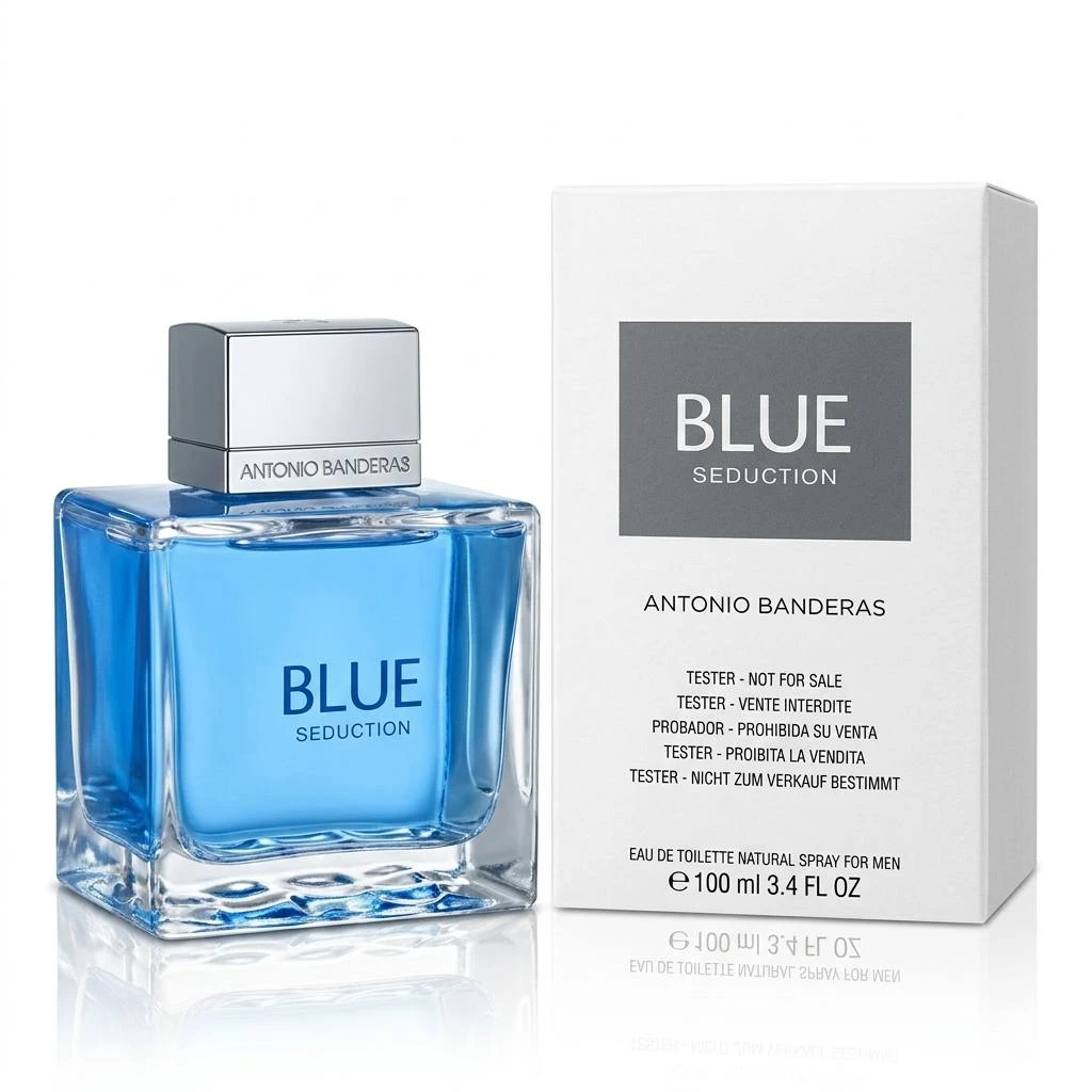 Antonio Banderas Blue Seduction, туалетная вода, 100 мл (Тестер)