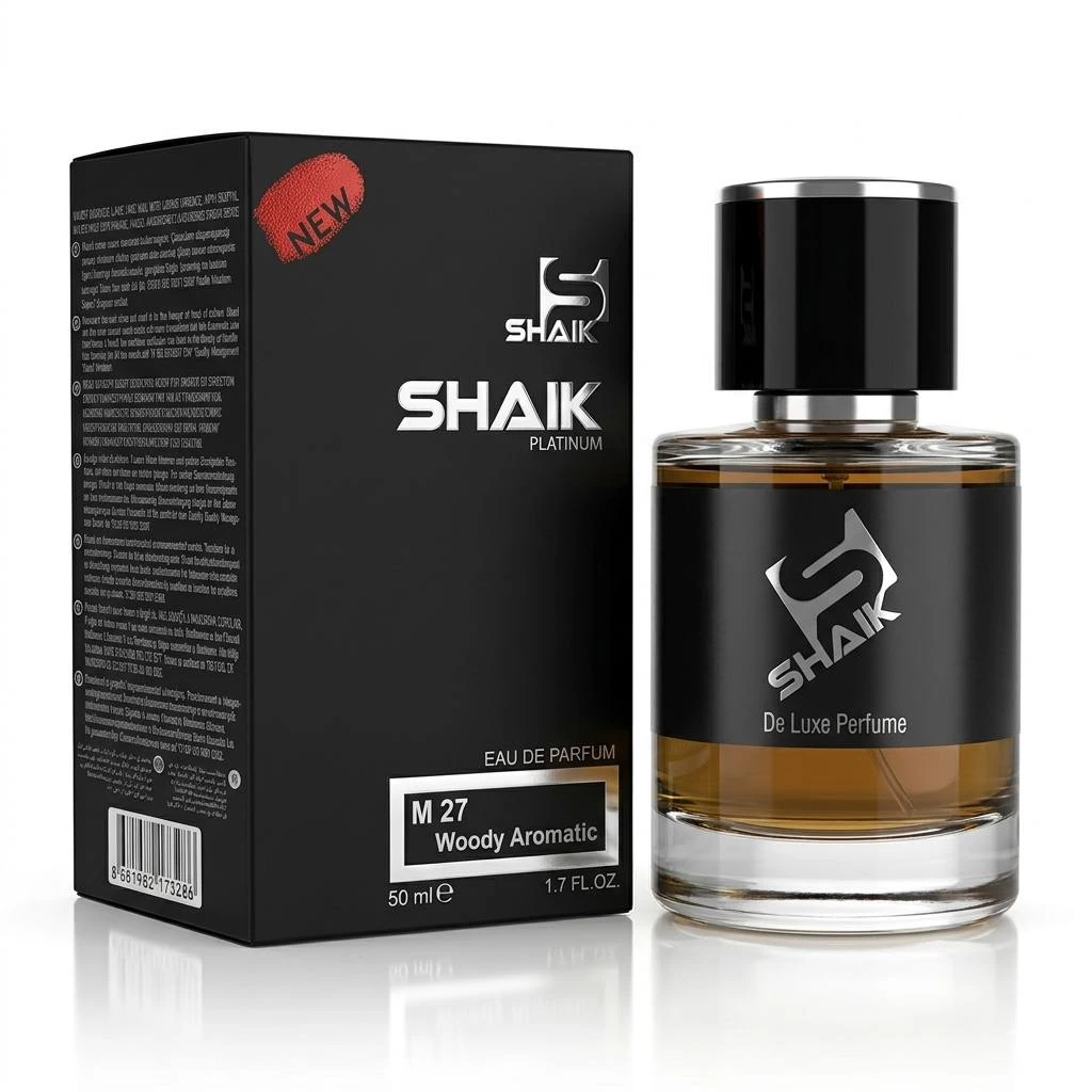 Парфюмерная вода SHAIK Platinum M 27 Woody Aromatic, 50 мл