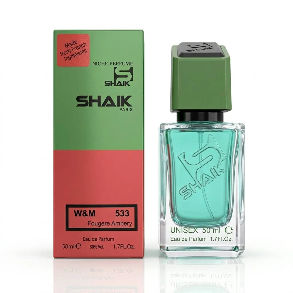 Shaik W&M 533 Fougere Ambery Niche Perfume, парфюмерная вода (Eau de Parfum), 50 мл